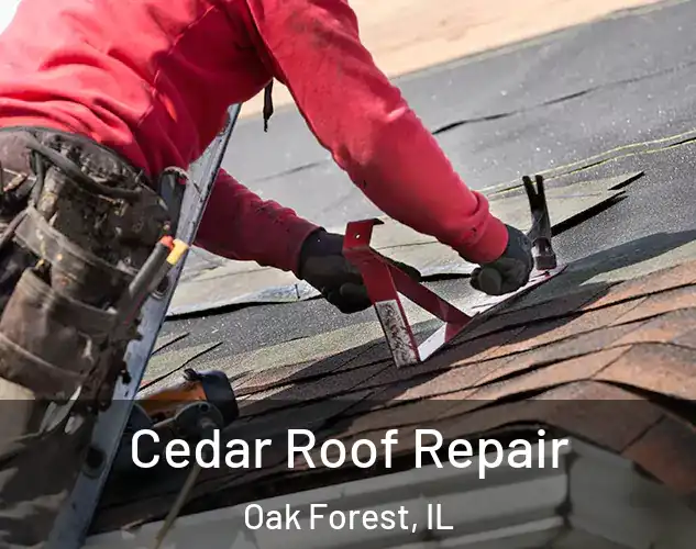  Cedar Roof Repair Oak Forest, IL
