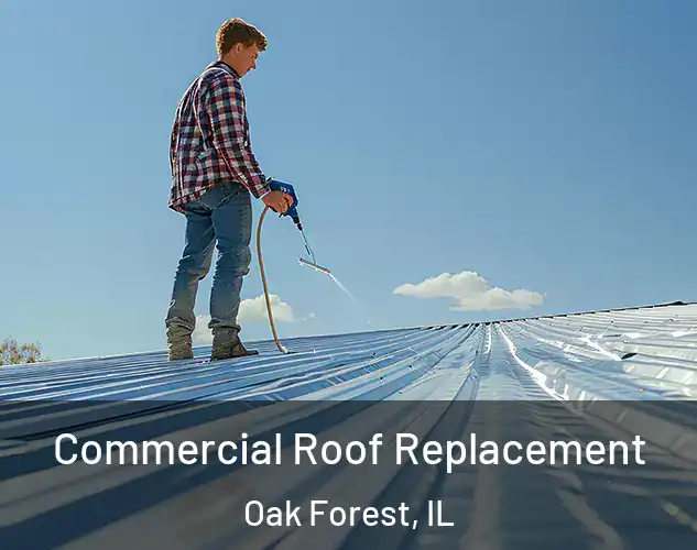  Commercial Roof Replacement Oak Forest, IL