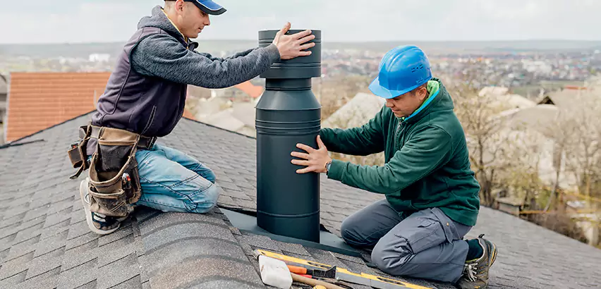 Chimney Flashing Replacement for Storm Damage in Oak Forest