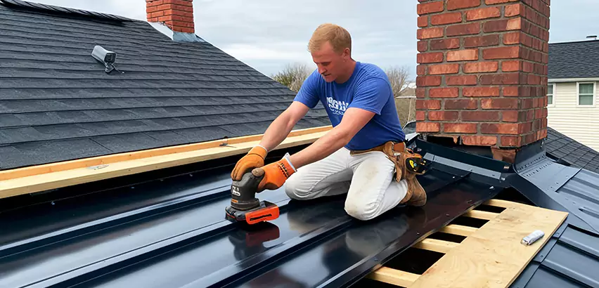 Metal Roof Leak Repair in Oak Forest
