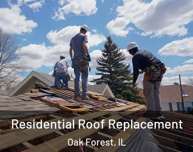  Residential Roof Replacement Oak Forest, IL